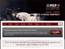 Tablet Screenshot of pkp.si
